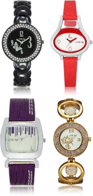 LOREM LR201-204-206-207 New Combo Collection Best Selling Watch  - For Girls   Watches  (LOREM)