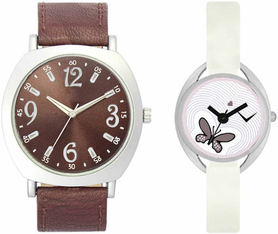 View Volga VL46VT05 Exclusive Leather & Plastic Boys & Girls Combo Watch  - For Men & Women Wrist Watches Price Online(Volga)