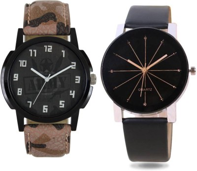 GURUKRUPA ENTERPRISE Men Back Designer Dial Analog Watches (P-L-03) Pack of-03 Watch  - For Men   Watches  (GURUKRUPA ENTERPRISE)