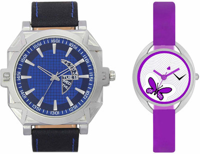 View Volga VL44VT02 Exclusive Leather & Plastic Boys & Girls Combo Watch  - For Men & Women Wrist Watches Price Online(Volga)
