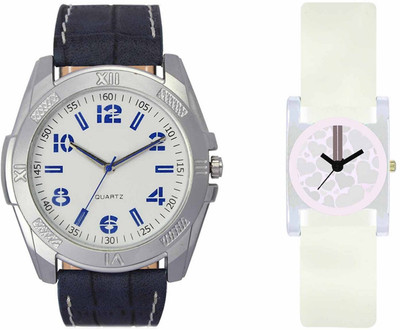 

Volga VL24VT10 Exclusive Leather & Plastic Boys & Girls Combo Watch - For Men & Women