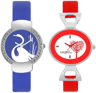

VALENTIME VT23-31 Colorful Beautiful Womens Combo Wrist Watch - For Girls