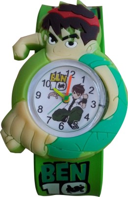 SS Traders -Cute Green Ben10 Strap Watch  - For Boys   Watches  (SS Traders)