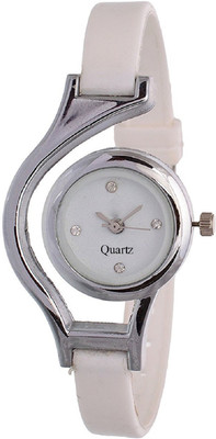 SPINOZA glory round different shape white women Watch - For Girls