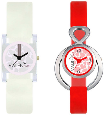 

VALENTIME VT10-14 Colorful Beautiful Womens Combo Wrist Watch - For Girls