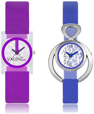 

VALENTIME VT7-12 Colorful Beautiful Womens Combo Wrist Watch - For Girls