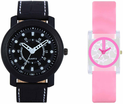 View Volga VL15VT08 Exclusive Leather & Plastic Boys & Girls Combo Watch  - For Men & Women Wrist Watches Price Online(Volga)