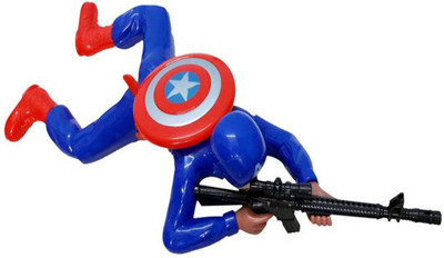 Lovely CRAWLING CAPTAIN AMERICA(Blue, Red)