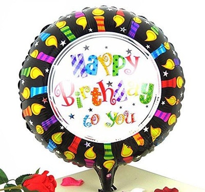 

Partysanthe Solid PS2017076 Balloon(Black, Pack of 1)