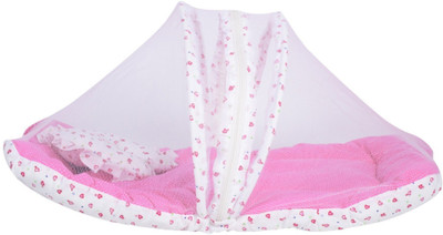 RBC RIYA R Cotton Infants baby-026 Mosquito Net(Pink, White)