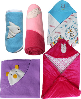 

My NewBorn Cartoon  Crib Baby Blanket(Polyester, Multicolor