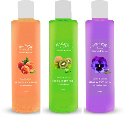 

Aroma Secrets Combo pack of Peach, Kiwi & Lavender(750 ml, Pack of 3)