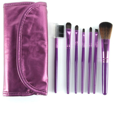 

Shrih 7 Pcs Make Brush Kit with Purple Pouch(Pack of 8)