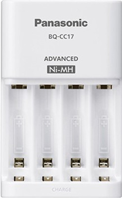 

Panasonic Panasonic eneloop Advanced Battery Charger with 4 LED Indicator for AA AAA Ni-MH battery Camera Battery Charger(White)