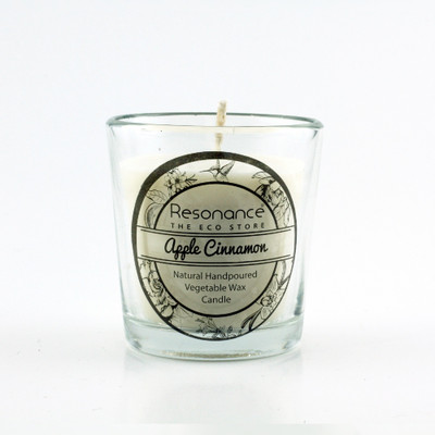 

Resonance Apple Cinnamon Fragrance Natural Wax Aroma Votive Candle(White, Pack of 15)