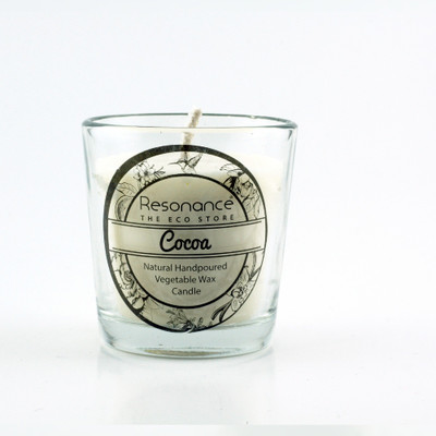 

Resonance Cocoa Fragrance Natural Wax Aroma Votive Candle(White, Pack of 2)
