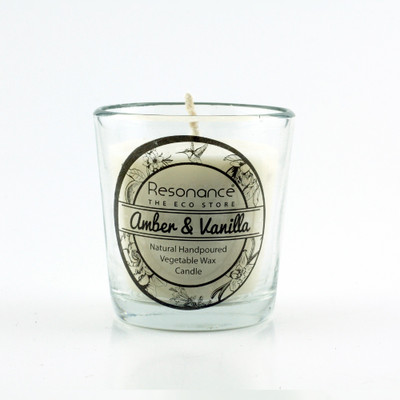 

Resonance Amber & Vanilla Fragrance Natural Wax Aroma Votive Candle(White, Pack of 10)
