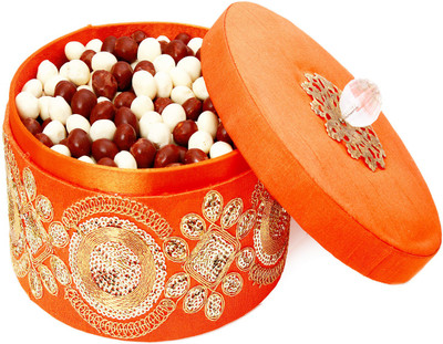 

Ghasitaram Gifts Round Orange Nutties Box Bars(600 g)