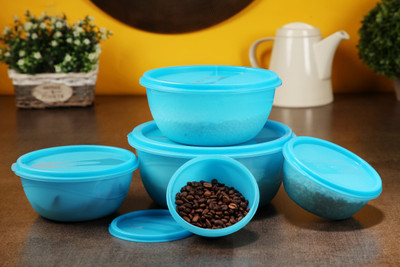 

Princeware Plastic Grocery Container(Pack of 5, Blue)