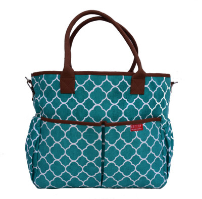 

letty Norwegian Multi-functional baby Diaper Bag Teal-Stylish Diaper Bag with Portable Baby Changing Mat, Detachable Wet Nappy Bag, Detachable Shoulder Straps Multi-functional Baby Diaper bag(Teal)