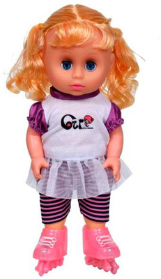 

TEENA EXPORTS AND IMPORTS TEENA'S ELECTRIC SKATING DOLL -Musical Toy with Lightening effect for babies(Multicolor)