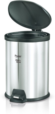 

Prestige PFBP 12.0 Steel, Plastic Dustbin(Silver, Black)