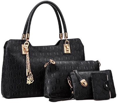 

Tanned Hand-held Bag(Black)