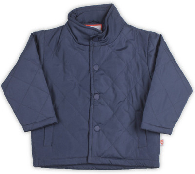 

612 League Full Sleeve Solid Baby Boys Jacket, Denim blue