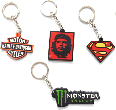 

KAUSAL KF SILICON RUBBER 3 D KEYCHAIN COMB0-4 Key Chain