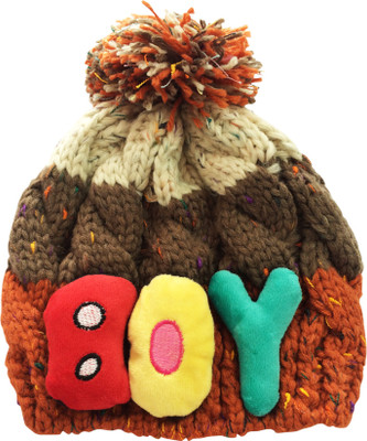 

Graceway Kids Cap(Multicolor), Brown& orange