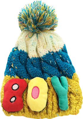 

Graceway Kids Cap(Multicolor), Blue& yellow