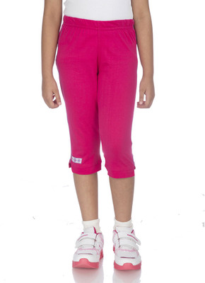

Ocean Race Capri For Girls Self Design Cotton(Pink, Hot pink