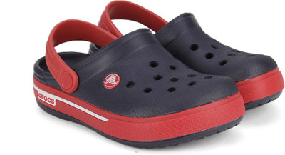 

Crocs Boys & Girls Slip-on Clogs(Blue, Cerulean blue/red