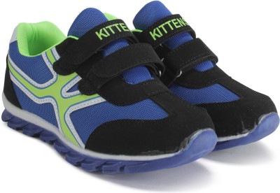 

KITTENS Boys Velcro Running Shoes(Multicolor, Royal