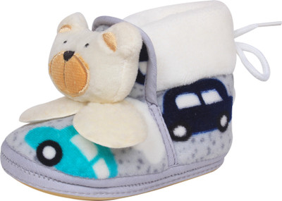

Ole Baby Boys & Girls Slip on Casual Boots(Grey
