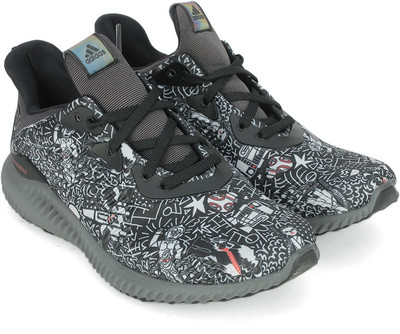 

ADIDAS Boys & Girls Lace Running Shoes(Black, Cblack/grefiv/corred
