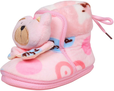 

Ole Baby Boys & Girls Slip on Casual Boots(Pink, Fuscia