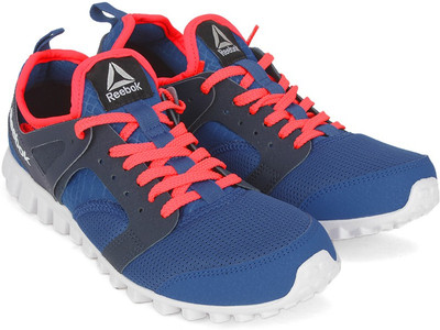 

REEBOK Boys Lace Running Shoes(Blue, Blue/navy/cherry/silver