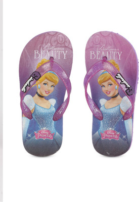 

Disney Girls Slip On Slipper Flip Flop(Purple, Blue