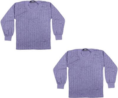 BELMARSH Top For Boys(Dark Blue, Pack of 2)