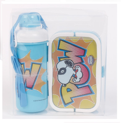 

Jayco Jewel Kids Cartoon Character Lunch Box With Water Bottle 1 Containers Lunch Box(500 ml), Blue
