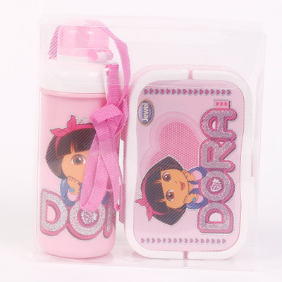 

Jayco Jewel Kids Cartoon Character Lunch Box With Water Bottle 1 Containers Lunch Box(500 ml), Pink
