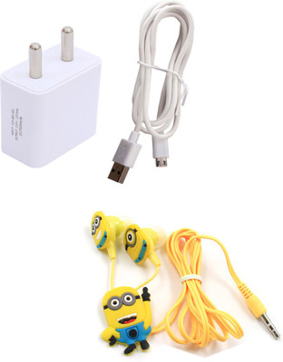 TROST Wall Charger Accessory Combo for Lenovo K5 Note(White)