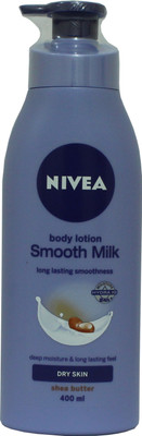 NIVEA Smooth Milk for Dry Skin with Shea Butter Body Lotion(400)