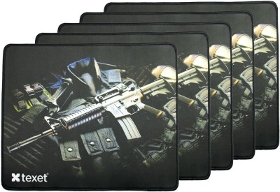 

Texet Striking Series Pack Of 5 Gaming Mousepad Mousepad(Black)