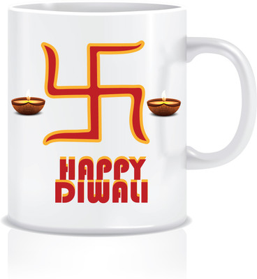 

Everyday Desire Diwali Greetings ED106 Ceramic Mug(300 ml), Multicolor