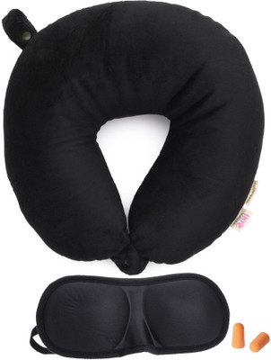 

Store2508 LY254A Neck Pillow & Eye Shade(BLACK)