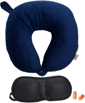 

Store2508 LY254A Neck Pillow & Eye Shade(DRKBLUE)