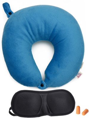 

Store2508 LY254A Neck Pillow & Eye Shade(LHTBLUE)