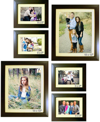 

Trends on Wall Acrylic Photo Frame(Brown, 6 Photos)